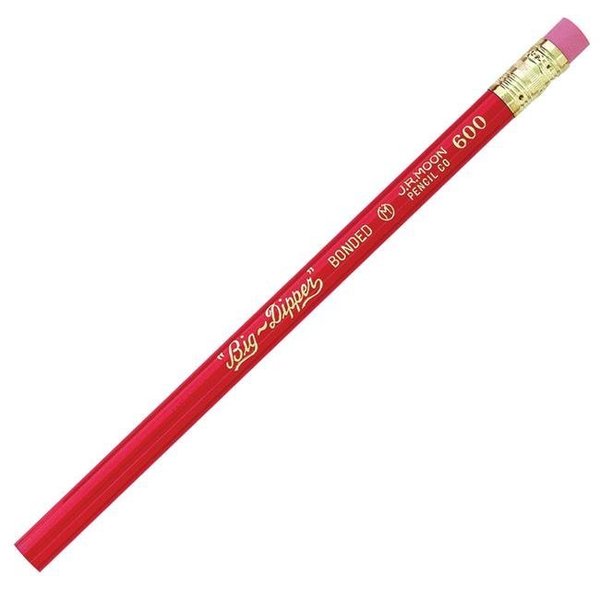 J.R. Moon Pencil J.R. Moon Pencil JRM600T-3 Big-Dipper Pencils with Eraser - 3 Dozan JRM600T-3